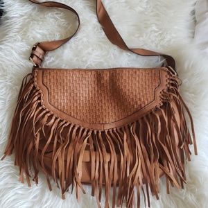 Fringe crossbody bag
